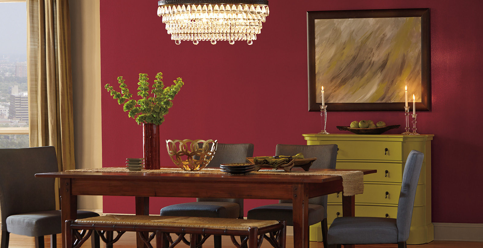 symphongy gold behr dining room